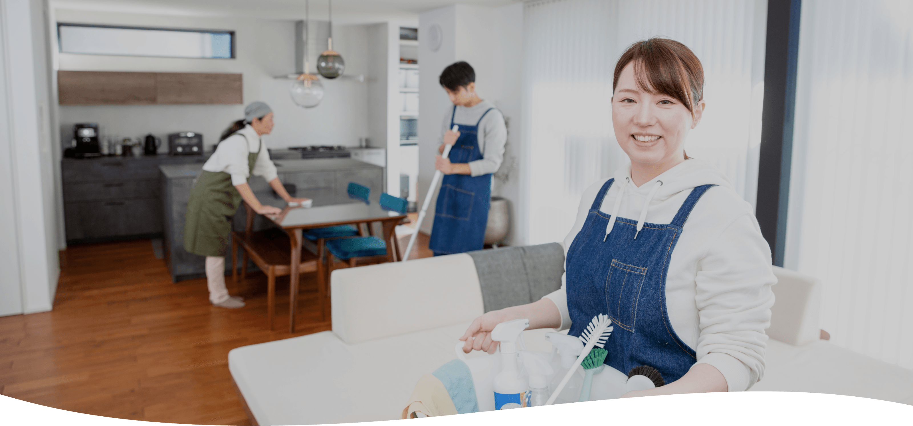 ハイクオリティな清掃で、心地よい滞在を演出します