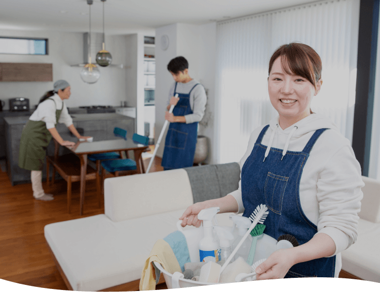 ハイクオリティな清掃で、心地よい滞在を演出します